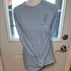 Blue Long Sleeve Tee